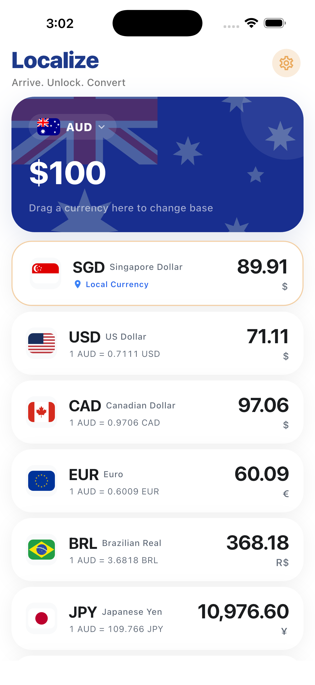 Localize app screenshot